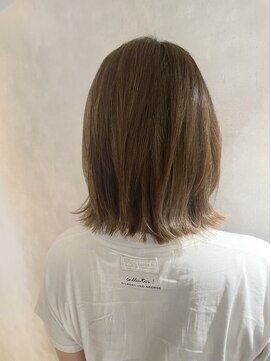 アイディール 心斎橋店(:ideal) 白髪染めに頼らない、白髪染ぼかし　 #半個室