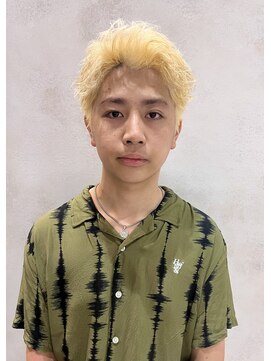 ディーン 名駅店(DEAN) スパイキーショート　ブロンドカラー　ブリーチカラー