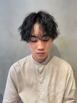 ギヴヘアインダストリー(Give hair industry)&nbsp;ミディアム×スパイラルパーマ