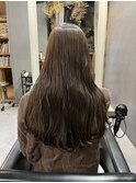 ラベンダーブラウン × ふわっとロング
