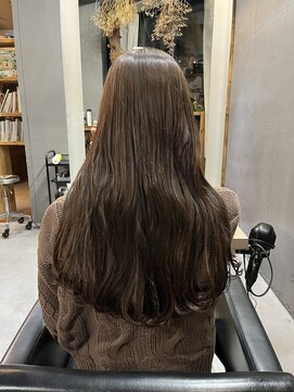 パム 恵比寿(PAM.) ラベンダーブラウン × ふわっとロング