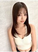 縮毛矯正で作る美髪ストレート　新宿/髪質改善/前髪カットULTOWA