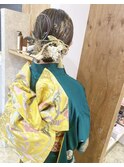 成人式タイトアレンジ
