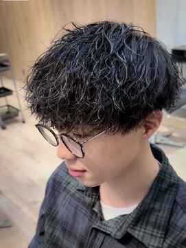 メンズサロン ガウディ 三宮店(men's salon Gaudi) 波巻きツイストスパイラルパーマ×メンズツーブロックマッシュ