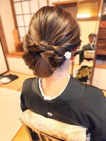 ブラウ ネイル パーティー(Blau Nail Party)&nbsp;留袖ヘア