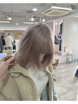 プライズ 成増店(prize) ピンクグレージュセミディシアーカラー成増地下鉄成増