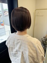 ラヴィン(LOVIN’)&nbsp;髪質改善トリートメント/ショートボブ/ピンクブラウン