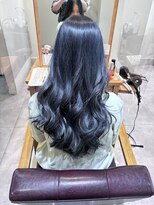 ブレンドバイハピネス(Blend by happiness)&nbsp;コバルトブルー×ブリーチ×水素カラー