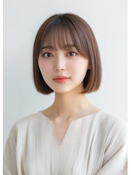 ライズ ネックス ザ サロン 渋谷(LIZE nex the salon) 小顔ボブ＃渋谷駅＃韓国#髪質改善#トリートメント