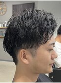 スパイキーショート/ジェットモヒカン/ショートバング/men's