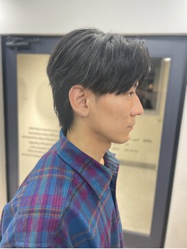 シアン(cyan.) センターパート/ナチュラルヘアー