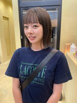 スニュウ(snuw)&nbsp;【snuw mina】ボブカット/透明感カラー/顔周りカット/伏見