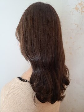 ジーナ 船橋(Zina) 髪質改善*ロングレイヤーグレーベージュ*美髪【Zina船橋】