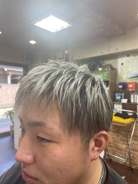 アップ(UP) ホワイト系メッシュ(メッシュ多め)