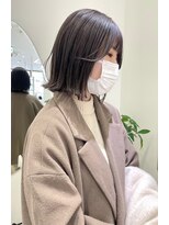 ジーナ 船橋(Zina)&nbsp;髪質改善＊マチルダボブアッシュカラー＊美髪【Zina船橋】
