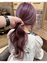 チュラバイアルティナ 海老名(Chula by artina)&nbsp;チェリーレッド_ワインレッド_ 韓国風巻き