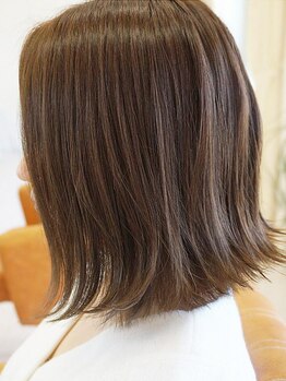 ヘアーメイクメアリーアン(Hair make Mary ann)の写真/お客様の髪の状態に合わせて最適な薬剤や技術を選定！ダメージを抑えたナチュラルストレートで扱いやすさ◎