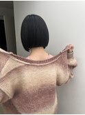 乾かすだけでキマる髪/黒髪ボブ