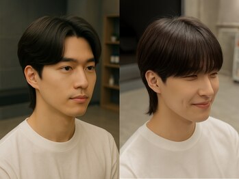 シエテ 津田沼(Siete)の写真/流行の韓国men'sスタイルで垢抜け*毛流れでこなれ感を忠実に再現[千葉/津田沼駅/韓国/顔周り/前髪/学割U24]