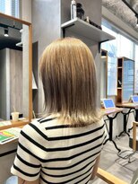 ビス ヘア アンド ビューティー 西新井店(Vis Hair＆Beauty)&nbsp;20代30代大人可愛いダブルカラーブリーチハイトーンカラー