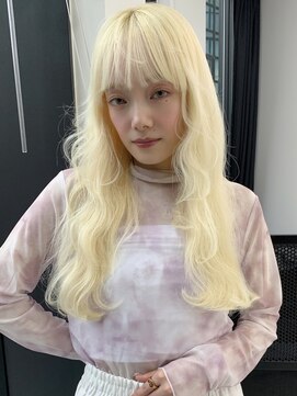 ランテルディ 渋谷(LANTERDIT) 【LANTERDIT】抜きっぱなし/ブロンド/ホワイトブロンド/波巻き