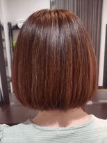 トゥルートラスト アン 下石田店(True Trust un)&nbsp;ナチュラルストレートボブ×こっくりカラー 艶感◎