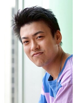 にもう サーフカール&ブルーブラック フェザーパーマ サーフ