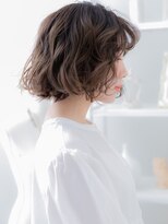 モッズヘア 上尾西口店(mod's hair) ■くすみベージュゆるふわ抜け感ボブパーマ401-2上尾30代40代