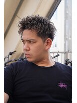 スキル(SKILL)&nbsp;【SKILL】短髪/メッシュ/ブラウンカラー/カラー/メンズカット