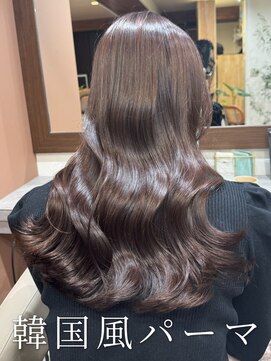 アミー 銀座(Ammy) コテ巻き風パーマ／韓国風パーマ/デジタルパーマ/レイヤーカット
