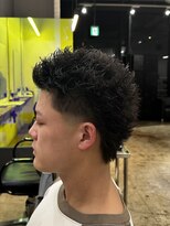 ザデイトウキョウ 表参道 青山(THE DAY TOKYO)&nbsp;スパイキーマレット【テーパーフェード】