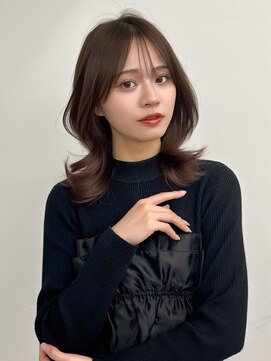 アマトウキョウスマートサロン(AMA TOKYO×Smart Salon) くびれレイヤー/顔まわりカット/レイヤーカット/小顔ヘア