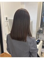 アコロン(acoron)&nbsp;ナチュラルベージュ　新宿/髪質改善/透明感カラー/ミディアム