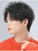 縦落ちウェーブセンターパート