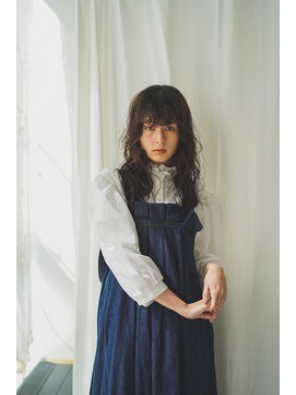 ロングミックスふわふわパーマ