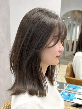 ティエラ 原宿 表参道(Tierra) 【Tierra美侑】透明感抜群アッシュベージュで柔らかヘア