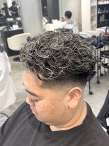 エデアンホンテン メンズサロン(EDEAN 本店 （旧：EDEAN 上通）)&nbsp;熊本メンズカット MEN'S HAIR 極道パーマ ホワイトメッシュ