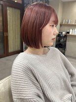 ロアバイチェリーコークウブ(Loa by CHERRY COKE ubu)&nbsp;リーチなしダブルカラー×チェリーピンクボブ