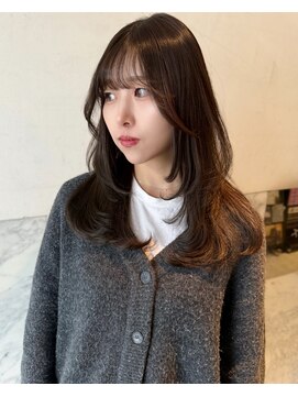 アクシス 栄店(`AXIS) イメチェン/ピンクベージュ/アンブレラカラー/前髪/栄矢場町