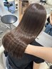 【☆驚愕の美髪コース☆】髪質改善縮毛矯正+カット+カラー+内部補修TR