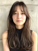 赤れんがアネックス(ANNEX)&nbsp;グレージュデザインカラーレイヤーカットパーマデジタルパーマ