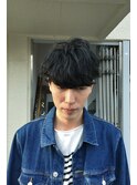 brush 森田祐輔 ナチュラルライン マッシュパーマツーブロック