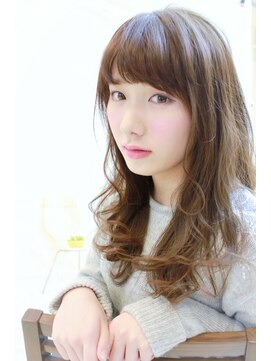 ルークス 中央林間(LOOOKS) ゆるふわロングのベージュカラーstyle