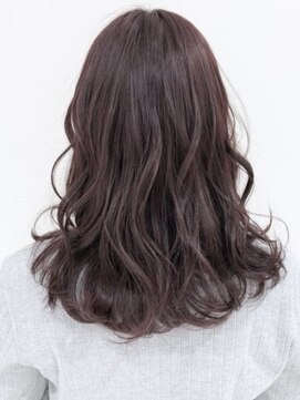 クアトロ グランシュ 川崎店(QUATRO × GranCieux) ラベンダーアッシュのモテ可愛いロング