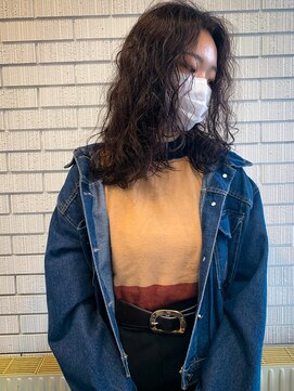 アン シュシュ(un chouchou) 外国人の地毛風レイヤースタイル