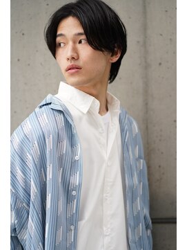 ロミーオム 本厚木(ROMMY. Homme) センターパート　ナチュラルROMMY.Homme