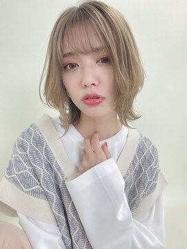 ルービック 和歌山(Rubik's) ハイトーンウルフヘア #大人かわいい#マッシュショート＃ボブ