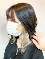 シアン(CYAN) 【CYAN】#10代#20代#インナーカラー#ぺールベージュ#透け感