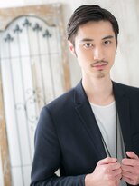 モッズヘアメン 札幌月寒店(mod's hair men) ≪mod's men≫ジェントルな暗髪ダークアッシュ七三オールバックb