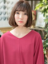 カバーヘアアンドスパ ブリス 浦和(COVER HAIR&SPA bliss)&nbsp;ダークカラー前下がり小顔耳かけAラインボブc5浦和20代30代40代